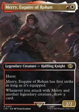 Merry, Schildknappe Rohans (V.2) XLTR-437 Rare Excellent Deutsch Foil