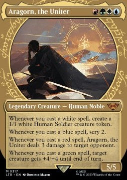 Aragorn der Einiger (V.1) XLTR-317 Mythic Excellent Englisch Foil