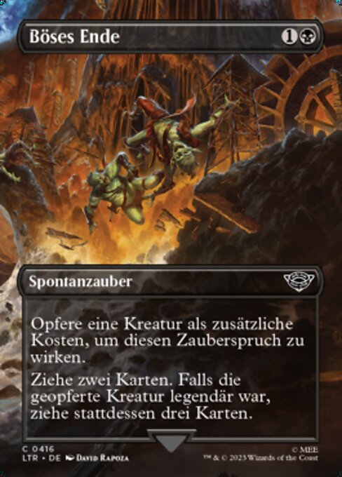 Böses Ende XLTR-416 Common Near Mint Deutsch