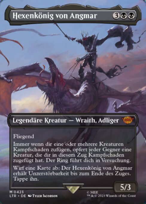 Hexenkönig von Angmar (V.2) XLTR-423 Mythic Excellent Deutsch