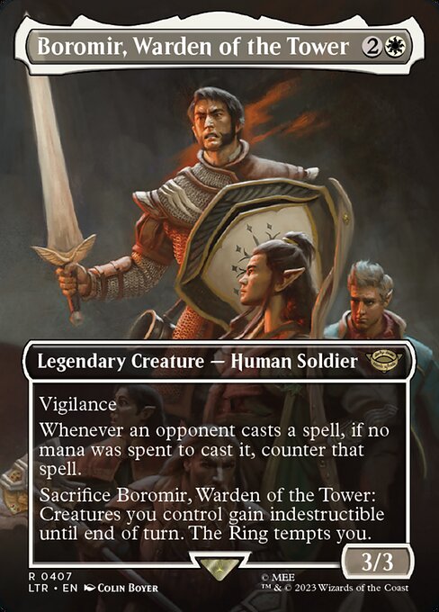Boromir, Wächter des Turms (V.2) XLTR-407 Rare Excellent Englisch