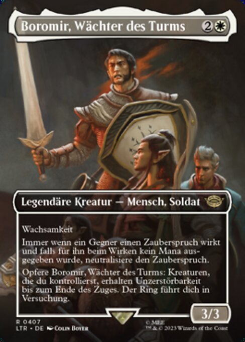 Boromir, Wächter des Turms (V.2) XLTR-407 Rare Excellent Deutsch