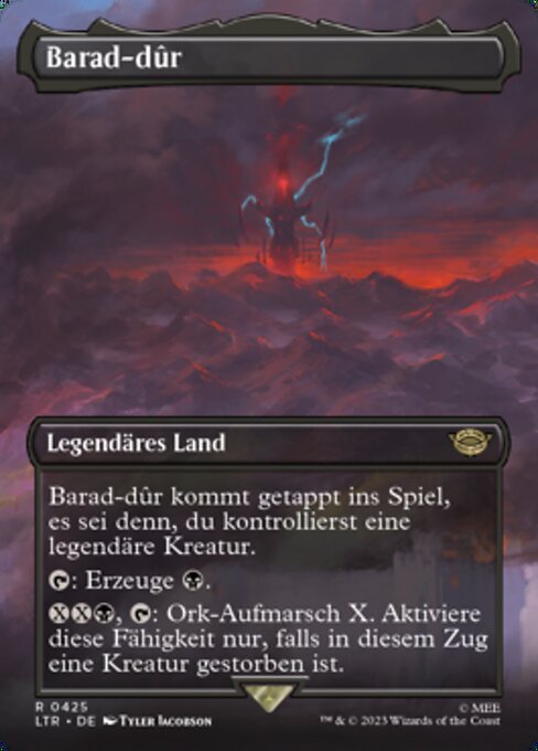 Barad-dûr XLTR-425 Rare Near Mint Deutsch