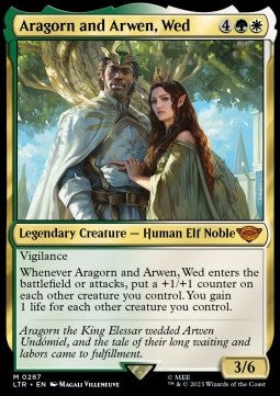 Aragorn und Arwen, das Brautpaar (V.1) XLTR-287 Mythic Excellent Englisch Foil