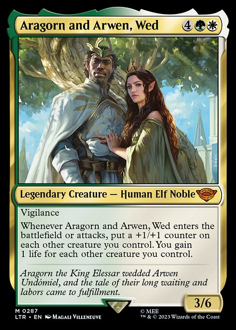 Aragorn und Arwen, das Brautpaar (V.1) XLTR-287 Mythic Excellent Englisch Foil