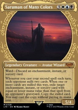 Saruman der Vielfarbige (V.1) XLTR-328 Mythic Near Mint Englisch Foil