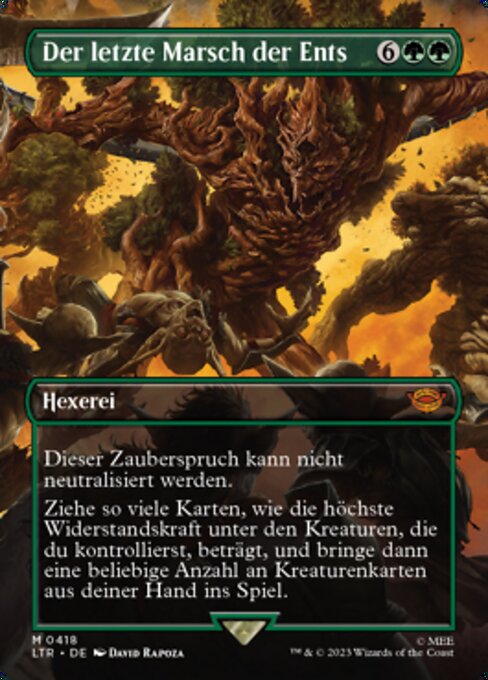 Der letzte Marsch der Ents XLTR-418 Mythic Good Deutsch