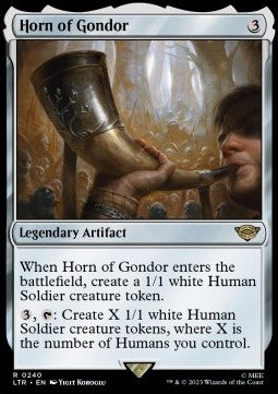 Horn von Gondor LTR-240 Rare Near Mint Englisch Foil