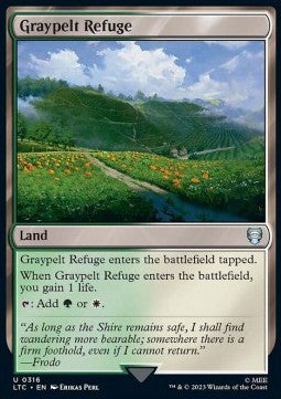 Graupelz-Refugium LTC-316 Uncommon Near Mint Englisch