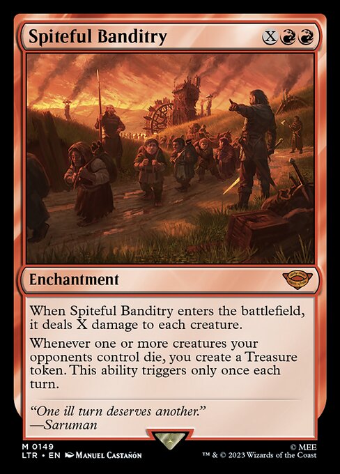 Boshaftes Banditentum LTR-149 Mythic Near Mint Englisch Foil
