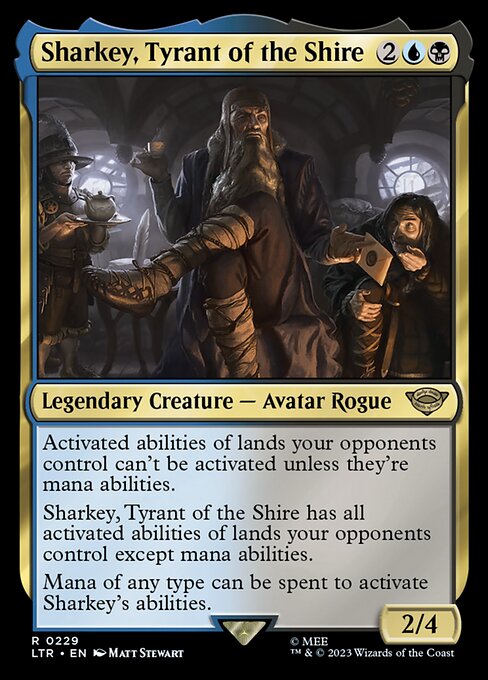 Sharkey, Tyrant of the Shire LTR-229 Rare Excellent Englisch