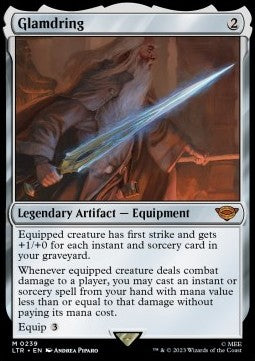 Glamdring LTR-239 Mythic Near Mint Englisch Foil