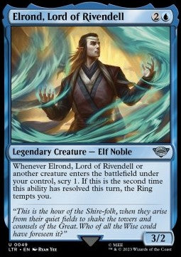 Elrond, Lord of Rivendell LTR-49 Uncommon Near Mint Englisch