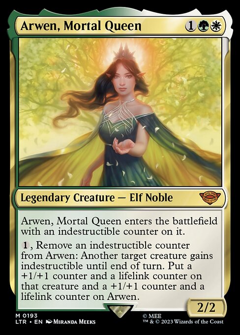 Arwen, sterbliche Königin LTR-193 Mythic Excellent Englisch Foil