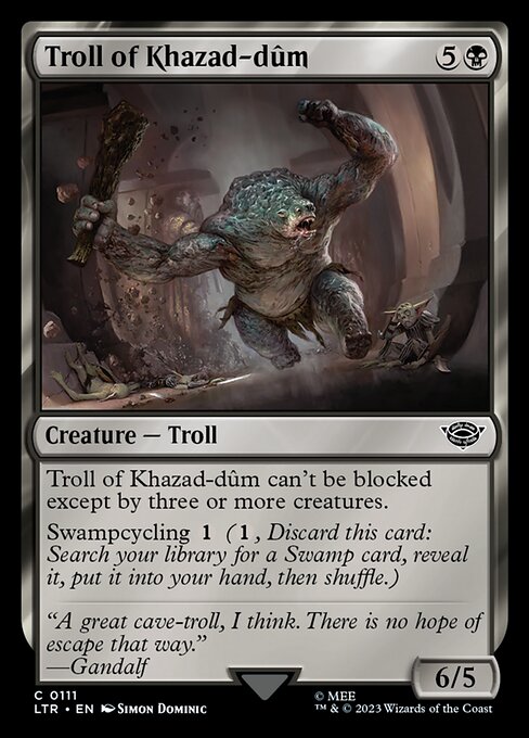Troll of Khazad-dûm LTR-111 Common Near Mint Englisch