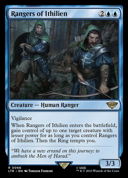 Waldläufer aus Ithilien LTR-66 Rare Near Mint Englisch
