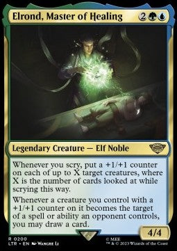 Elrond, Meister der Heilung LTR-200 Rare Excellent Englisch Foil