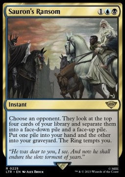 Sauron's Ransom LTR-225 Rare Near Mint Englisch