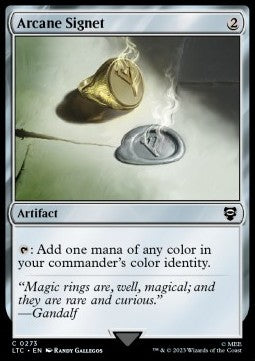 Arcane Signet LTC-273 Common Excellent Englisch
