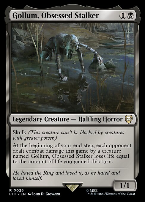 Gollum, getriebener Pirscher LTC-26 Rare Excellent Englisch