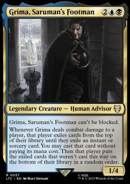 Gríma, Saruman's Footman LTC-57 Rare Near Mint Englisch