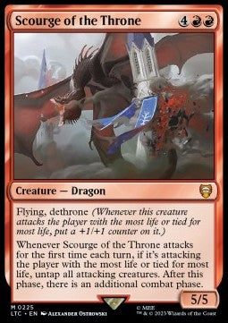 Scourge of the Throne LTC-225 Mythic Near Mint Englisch