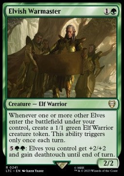 Elvish Warmaster LTC-241 Rare Near Mint Englisch