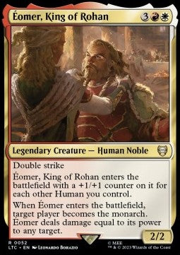Éomer, King of Rohan LTC-52 Rare Excellent Englisch