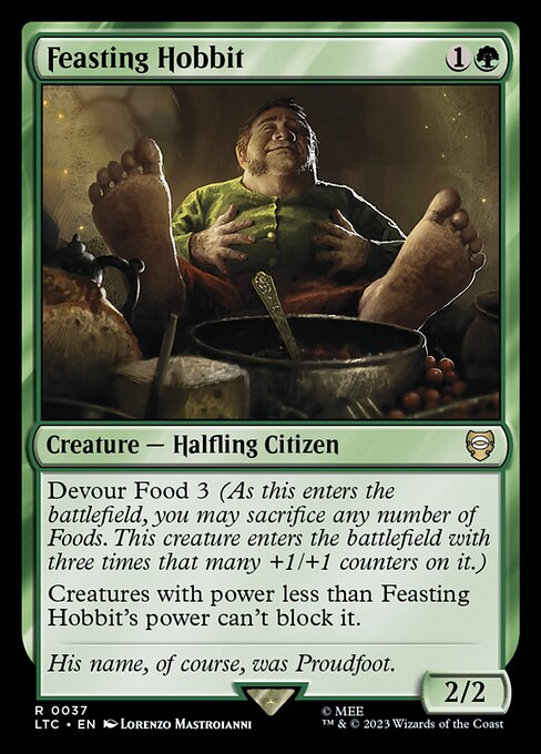 Feasting Hobbit LTC-37 Rare Near Mint Englisch