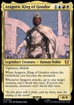 Aragorn, König von Gondor LTC-5 Mythic Near Mint Englisch