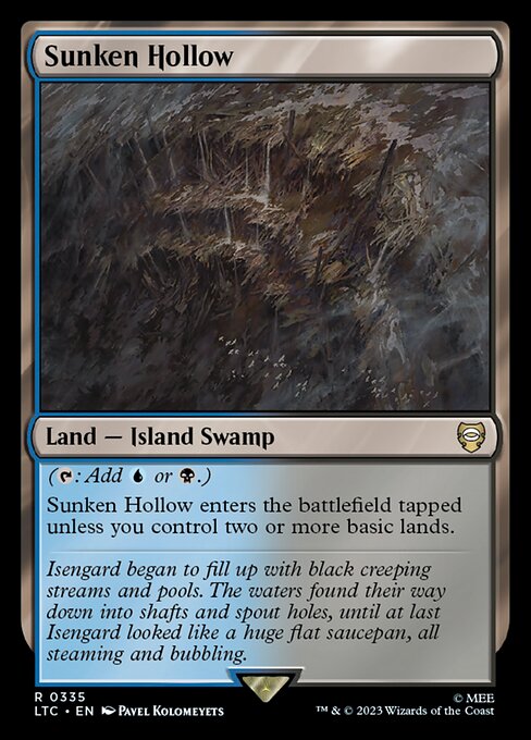 Sunken Hollow LTC-335 Rare Near Mint Englisch