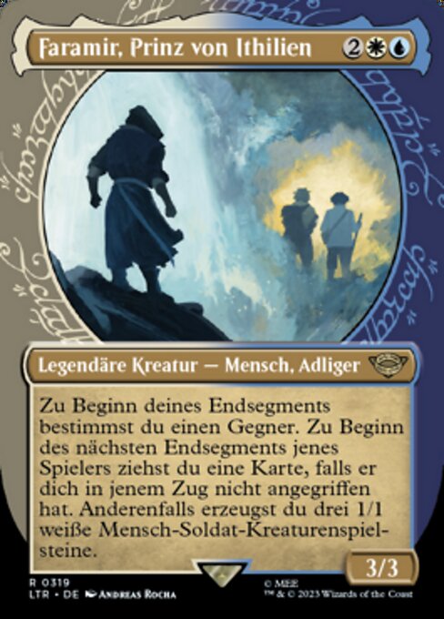 Faramir, Prinz von Ithilien XLTR-319 Rare Excellent Deutsch