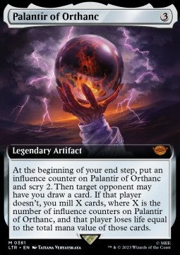 Palantír von Orthanc XLTR-381 Mythic Excellent Englisch