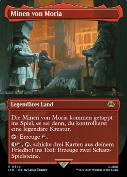 Minen von Moria XLTR-342 Rare Excellent Deutsch
