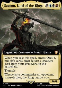 Sauron, Lord of the Rings XLTC-92 Mythic Excellent Englisch Foil