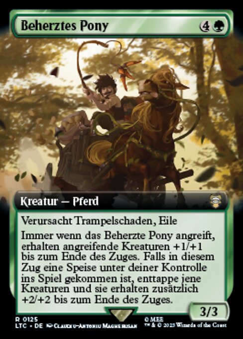 Beherztes Pony XLTC-125 Near Mint Deutsch