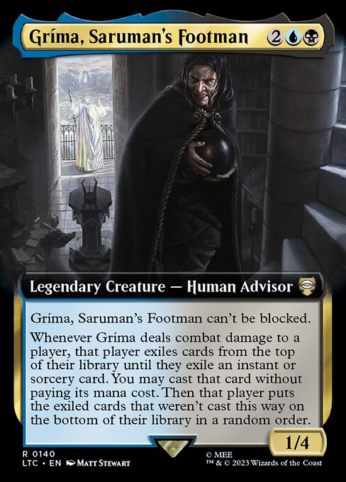 Gríma, Saruman's Footman XLTC-140 Rare Excellent Englisch
