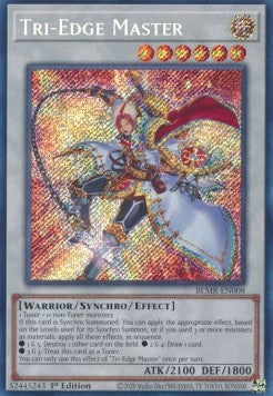 Dreiklingen-Meister (V.1) BLMR-008 Secret Rare Excellent Deutsch 1. Auflage