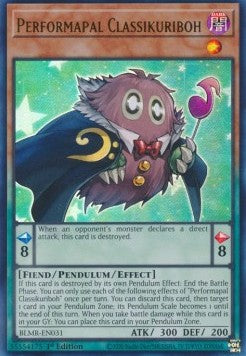 Performapal Classikuriboh BLMR-031 Ultra Rare Excellent Englisch 1. Auflage