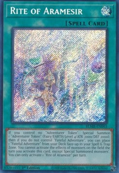 Ritus von Aramesir (V.1) BLMR-093 Secret Rare Excellent Deutsch 1. Auflage