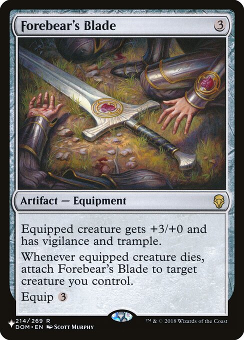 Forebear's Blade ZNL-214 Rare Near Mint Englisch