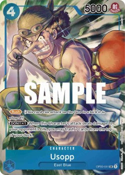 Usopp (OP03-041) (V.2) OP03 Alternate Art Near Mint Englisch