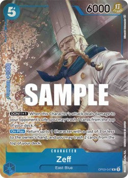 Zeff (OP03-047) (V.2) OP03 Alternate Art Near Mint Englisch
