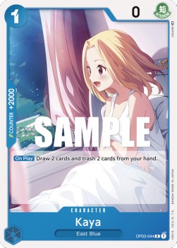 Kaya (OP03-044) OP03 Rare Near Mint Englisch