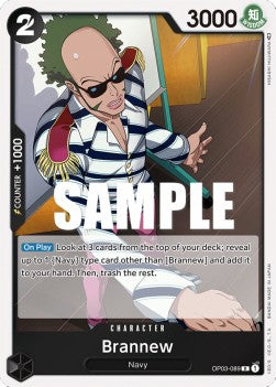 Brannew (OP03-089) OP03 Rare Excellent Englisch