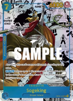 Sogeking (OP03-122) (V.3) OP03 Manga Rare Near Mint Englisch