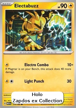 Electabuzz MEW-125 Promo Excellent Englisch