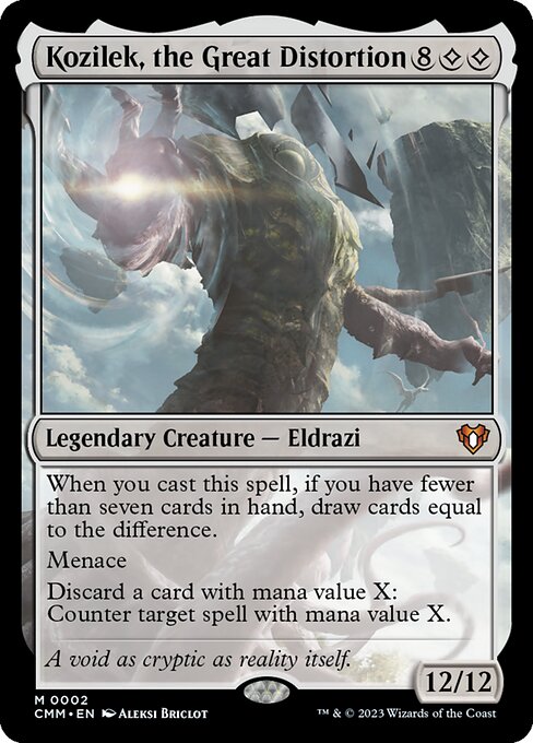 Kozilek, the Great Distortion CMM-2 Mythic Excellent Englisch