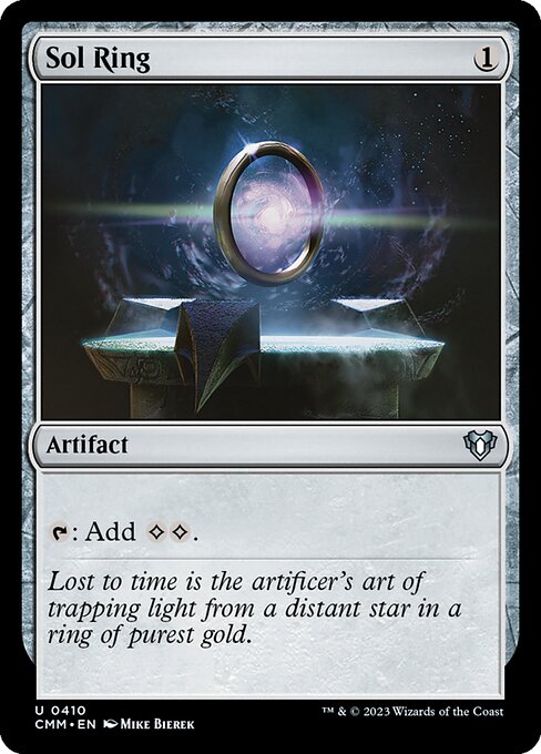 Sol Ring CMM-410 Uncommon Near Mint Englisch Foil