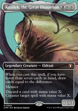 Kozilek, Verzerrung der Realität (V.2) XCMM-668 Mythic Near Mint Englisch Foil